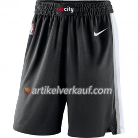 Portland Trail Blazers Schwarz 2018-19 Nike Kurze Hose Swingman - Herren
